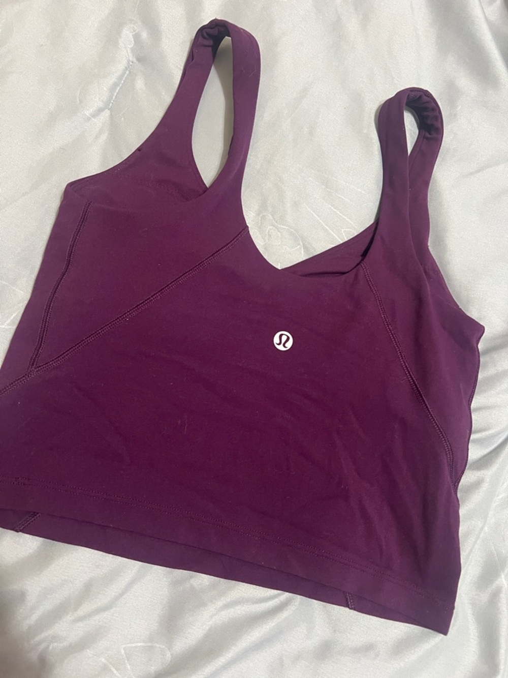 lululemon athletica Plum V-Neck Tank Sports Bra